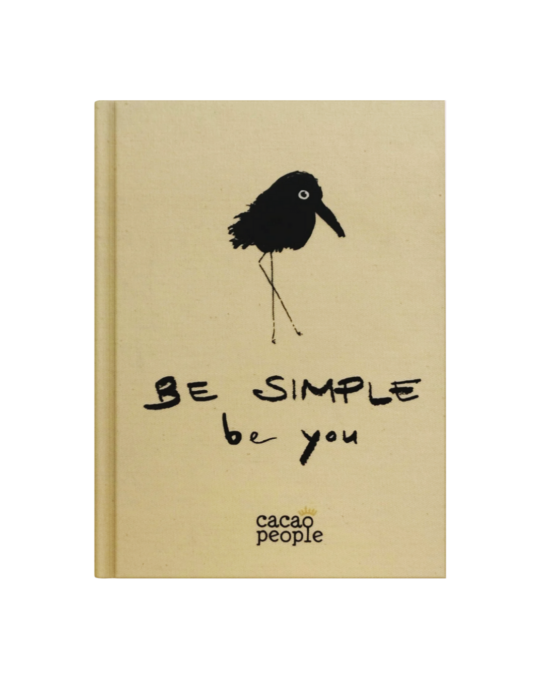 Be Simple Tasarımlı Kanvas Defter