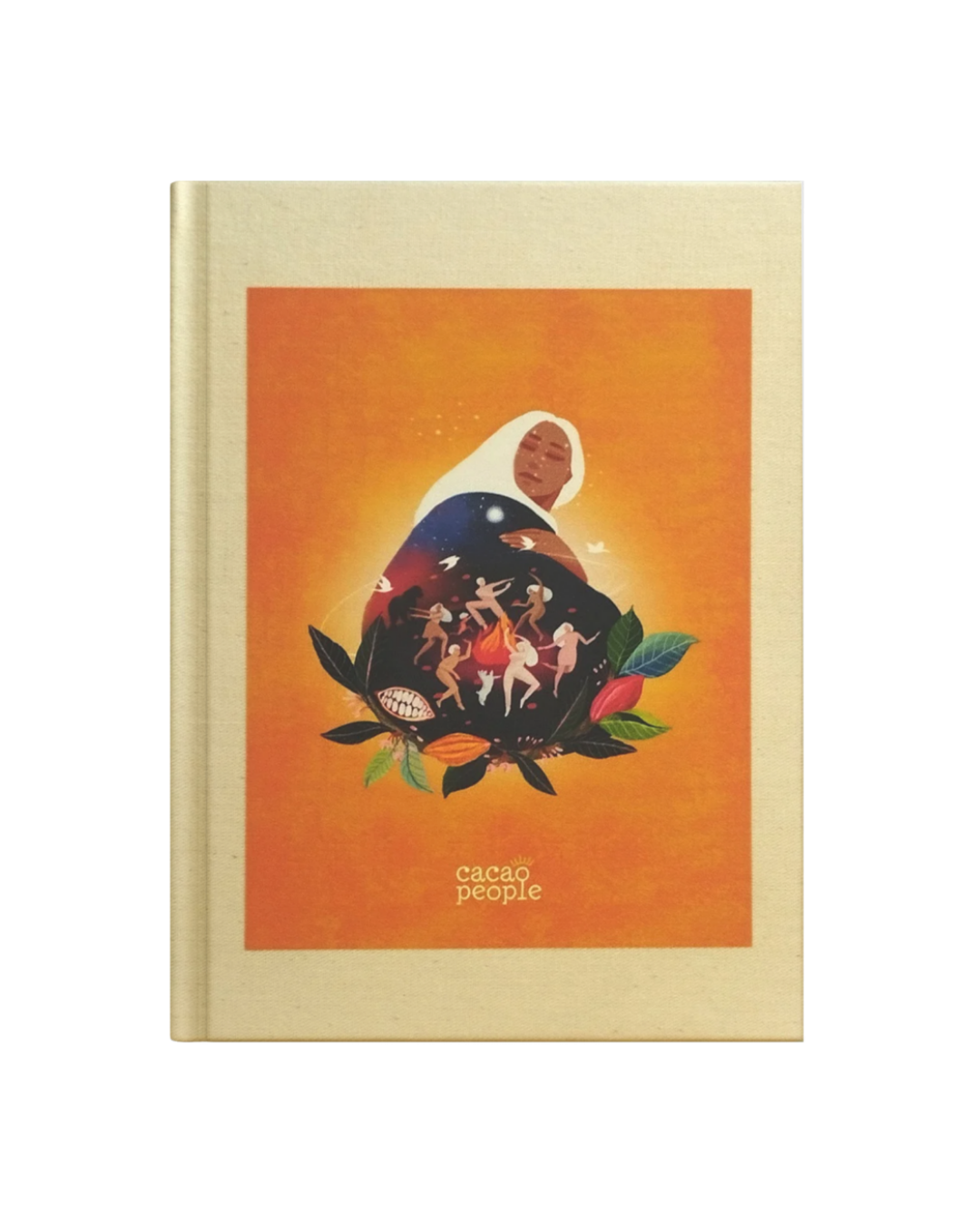 Kakao ve Festival Tasarımlı Kanvas Defter