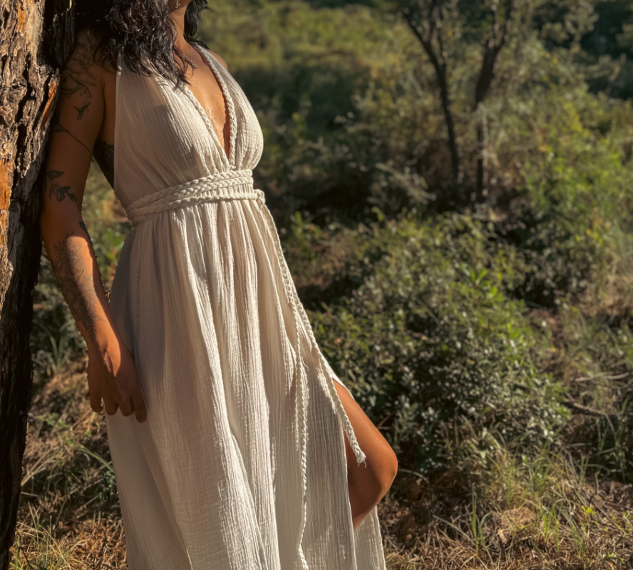 Bohemian White Dress