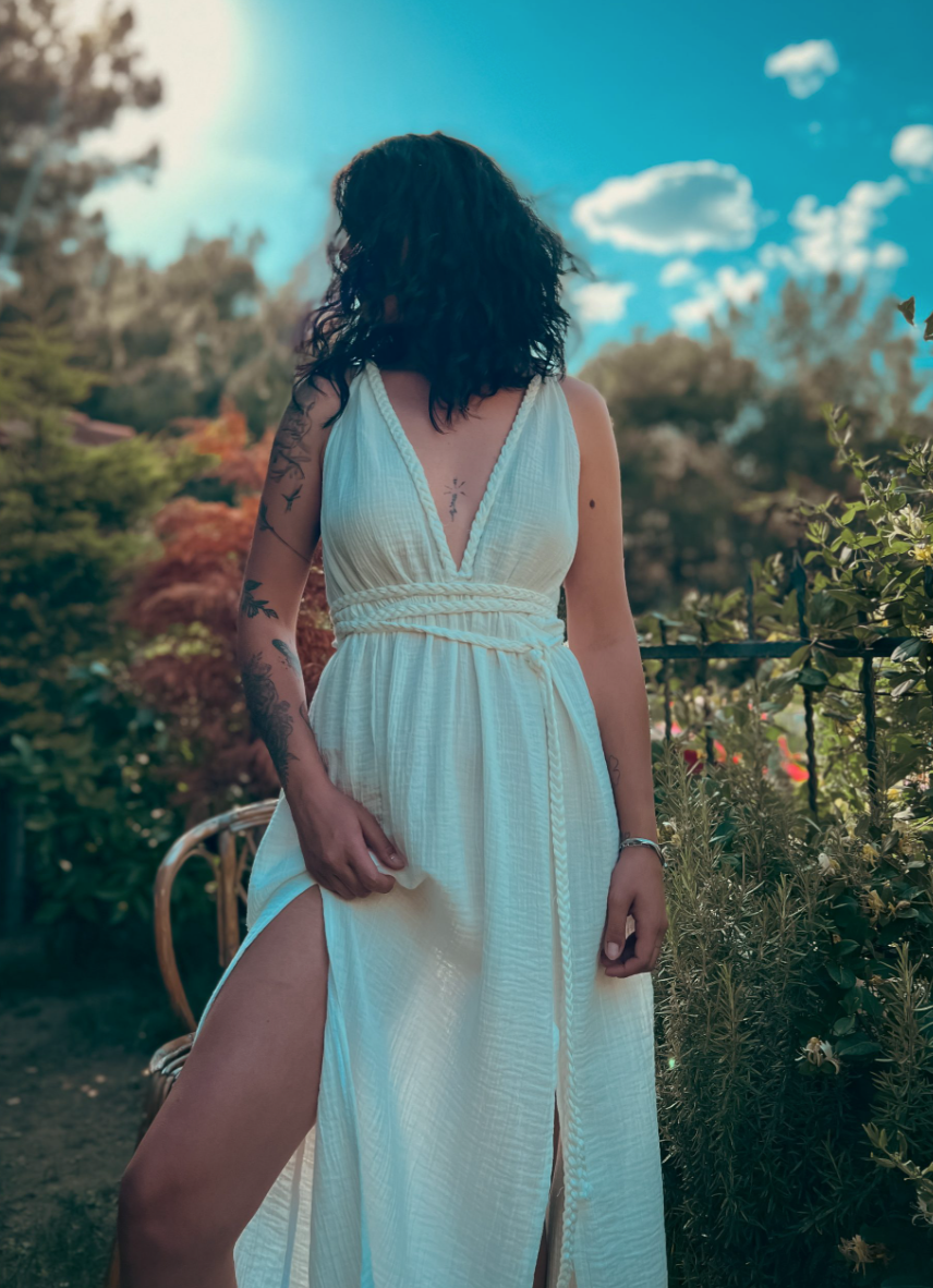 Bohemian White Dress