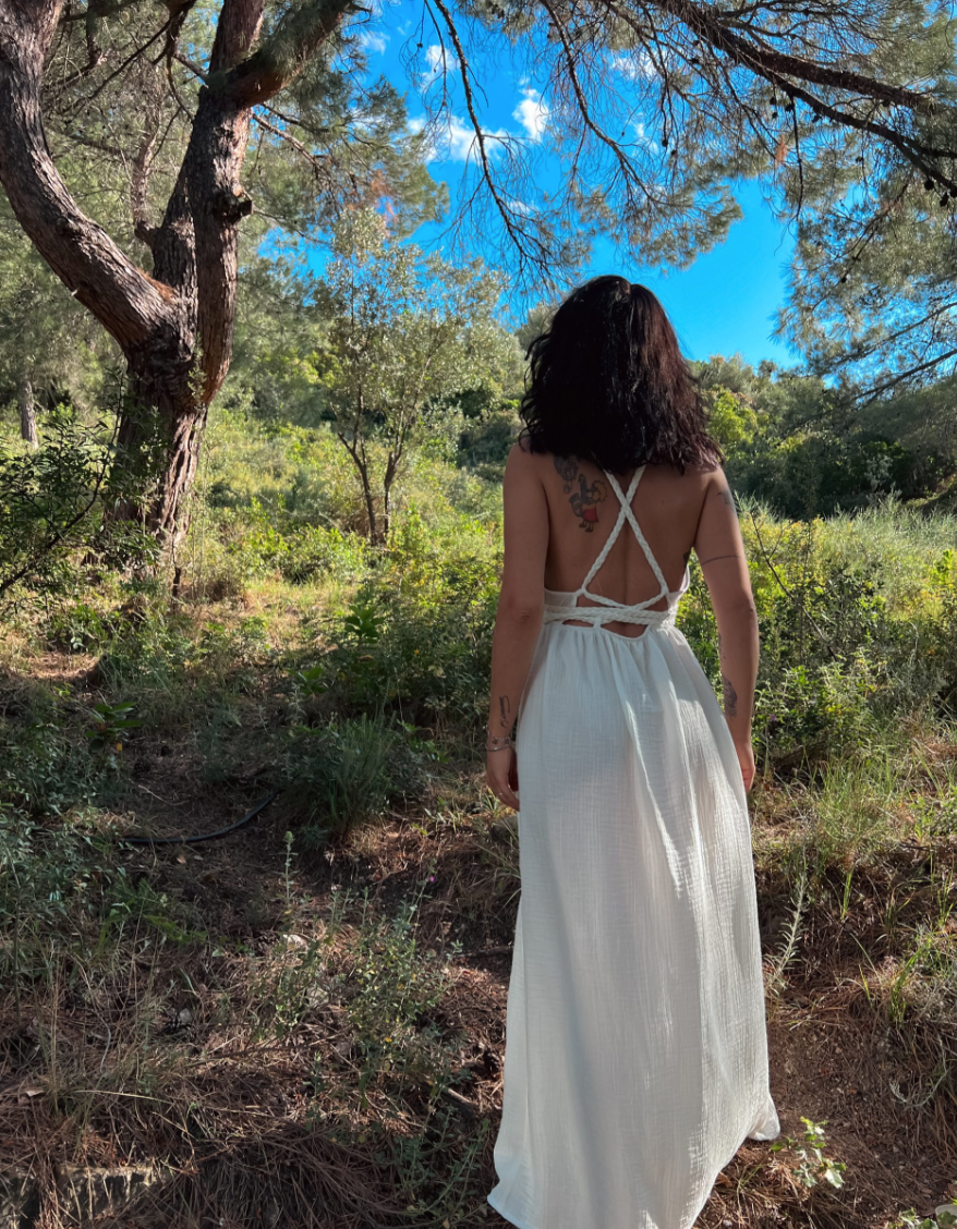 Bohemian White Dress