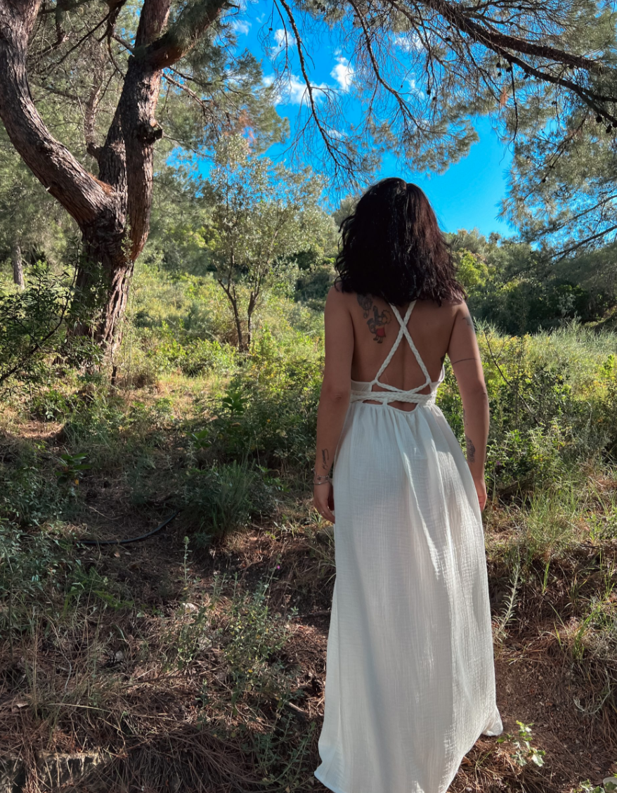 Bohemian White Dress