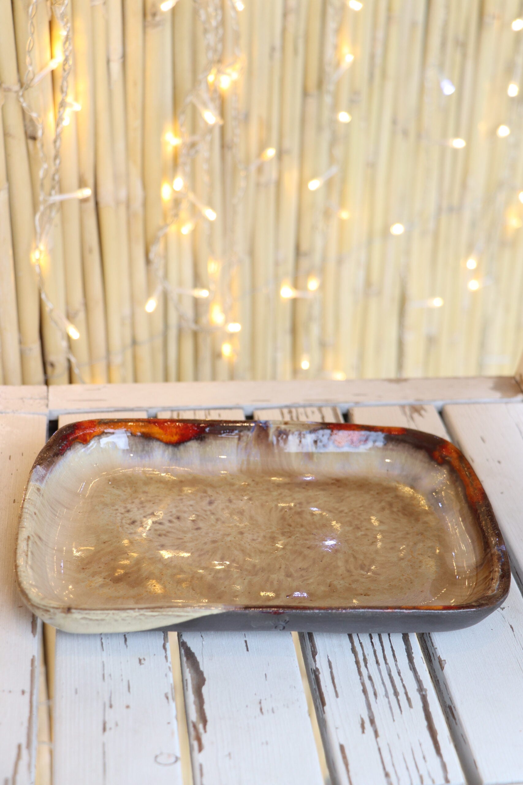 Seramik El Yapımı Tabak