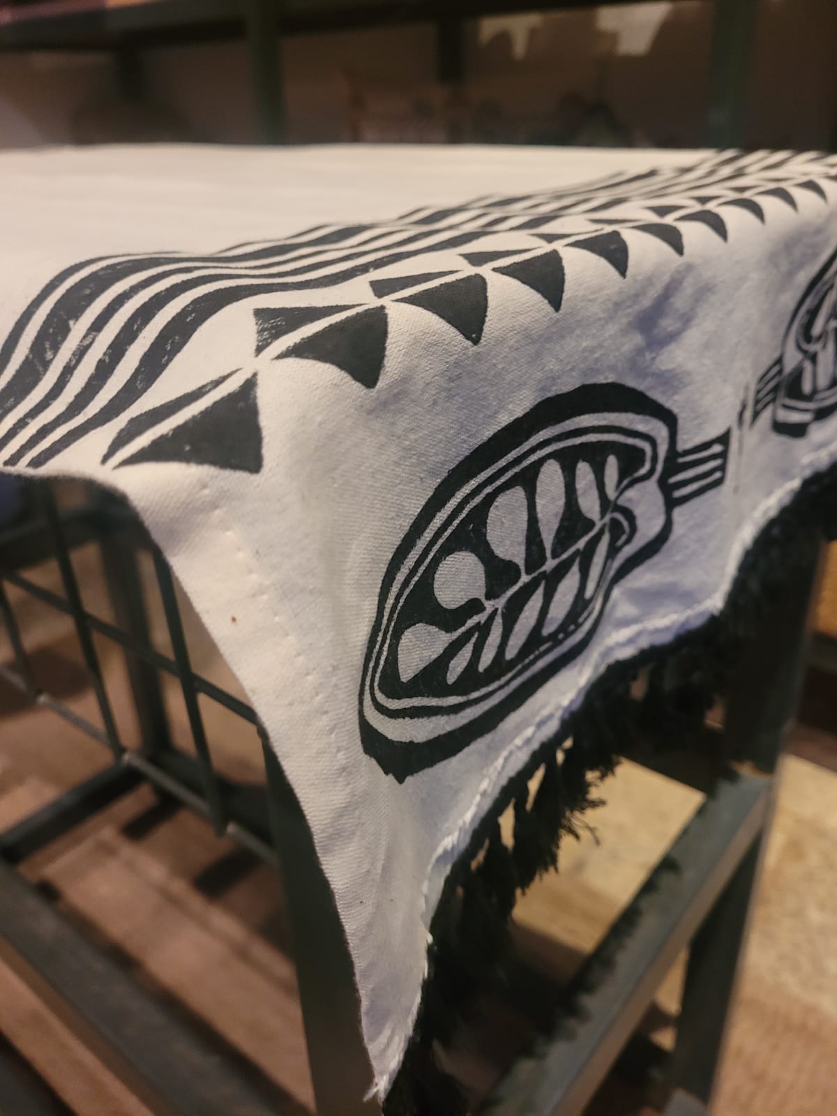 Zebra & Kakao Desenli Runner ve Masa Örtüsü