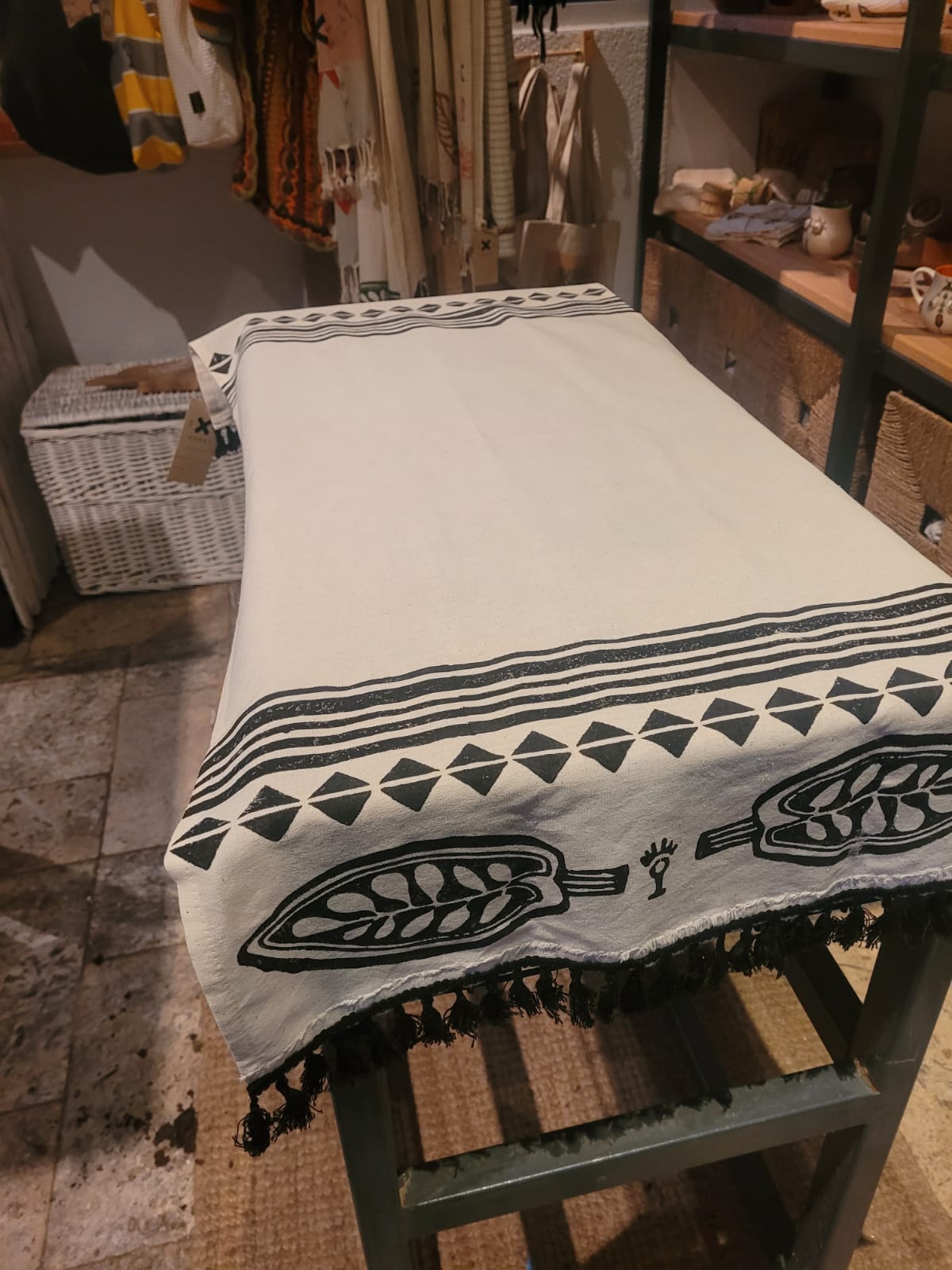 Zebra & Kakao Desenli Runner ve Masa Örtüsü